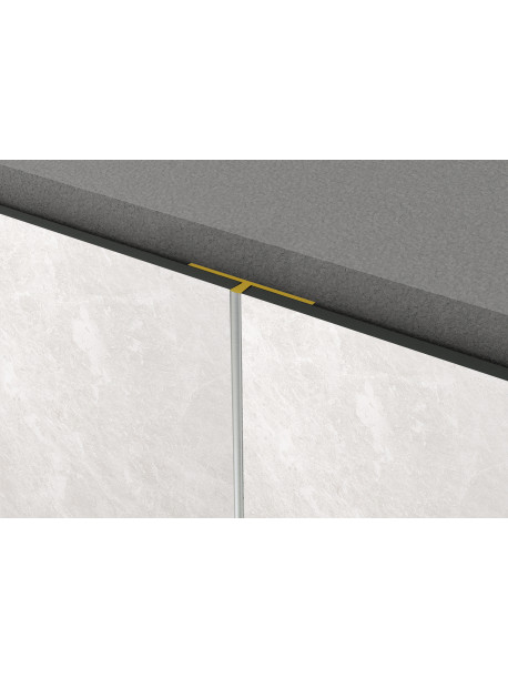 Spojovací "SLIM" profil Rocko Tiles strieborný 2,8 m