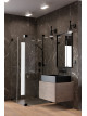 Vodeodolný obkladový panel ROCKO TILES Nebulous Black R261