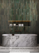 Vodeodolný obkladový panel ROCKO TILES Kasbah Green R264