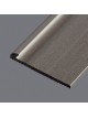 Ukončovací profil vŕtaný 18x3 mm, hrúbka 2 mm, dĺžka 2,50 m, kovodekor
