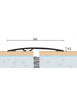 Prechodový profil samolepiaci 100x6,5 mm, dĺžka 2,7 m