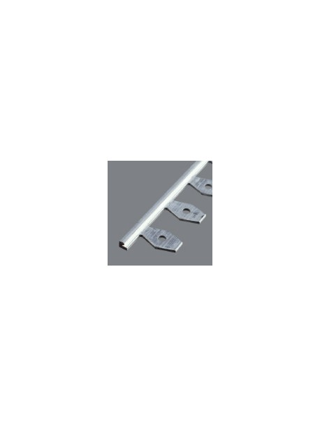 Ukončovací profil ohýbateľný 21x4,5 mm, hrúbka 3 mm, dĺžka 2,50 m, kovodekor